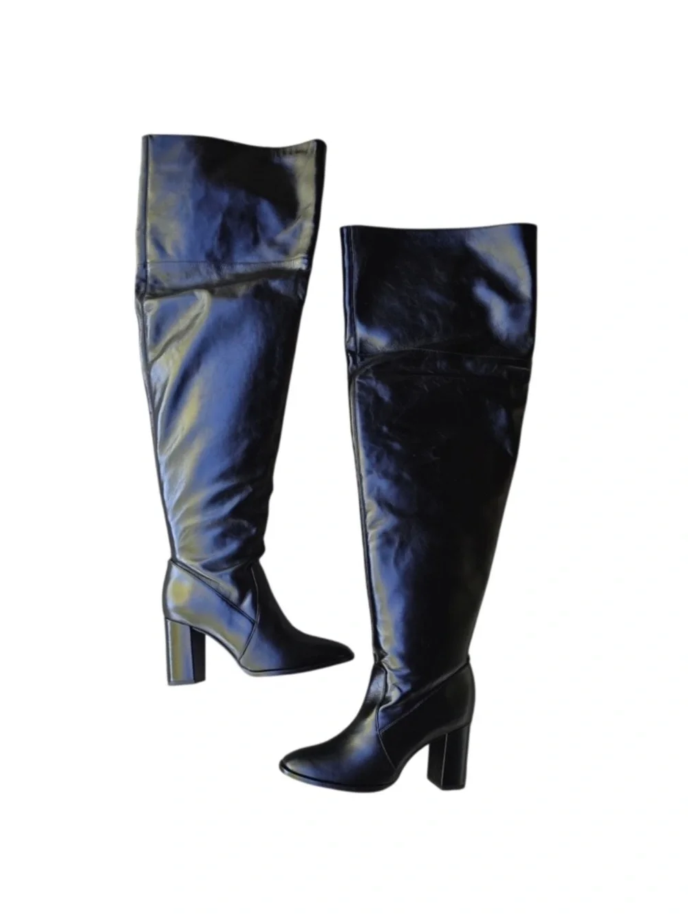 NIB Schutz Terrance Over-The-Knee Block Boots, Size 5B